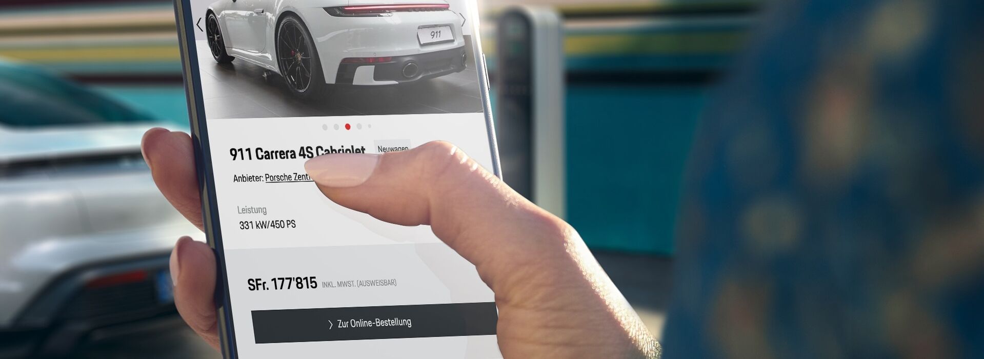 Neuer Online-Fahrzeugverkauf