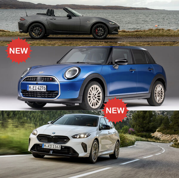 BMW, Mini, Mazda