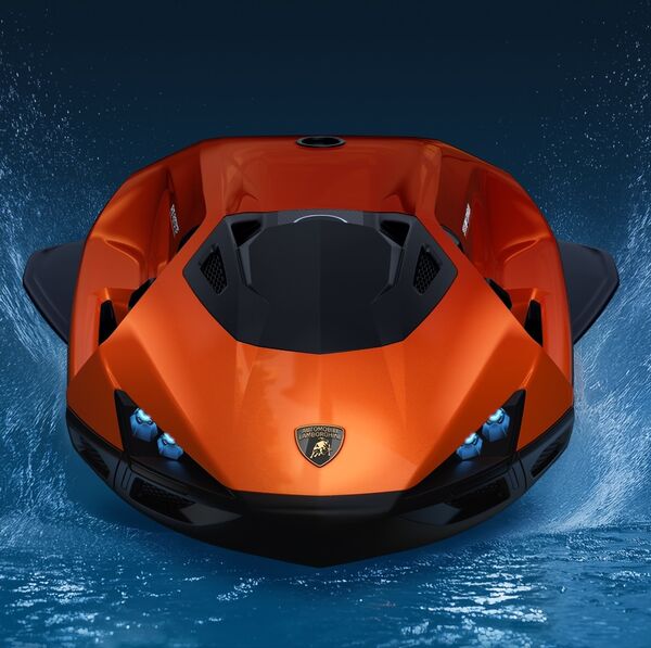 Der Stier geht baden