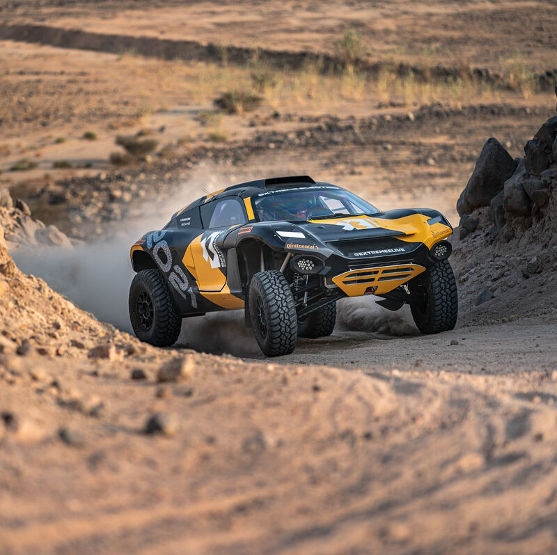 De Silvestro im E-Buggy